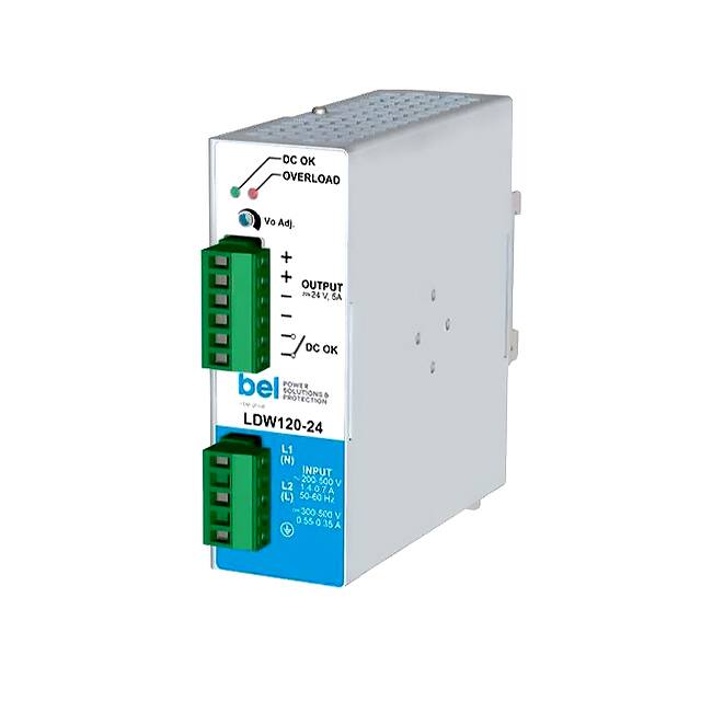 LDW120-12 Bel Power Solutions  Industrial DIN Rail Power Supplies